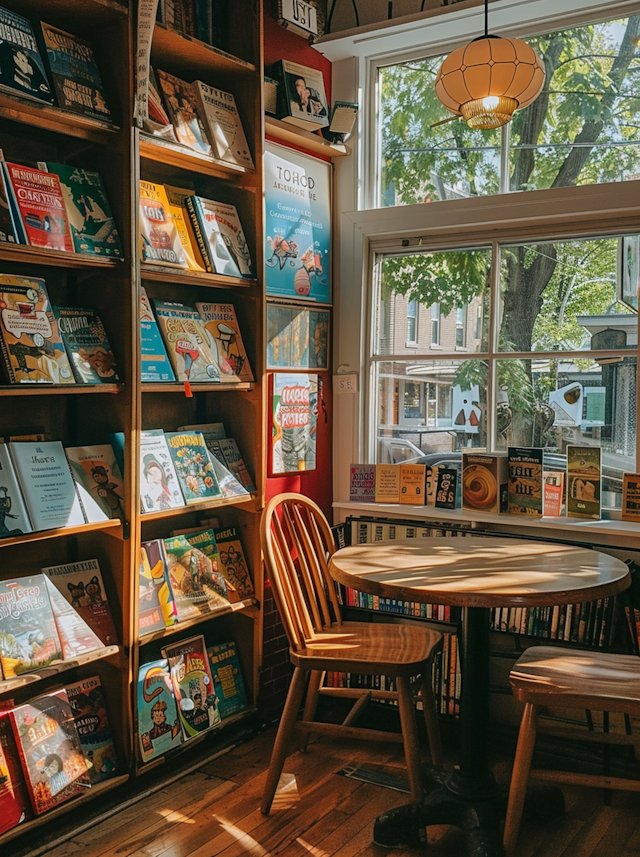 Cozy Bookshop Interior