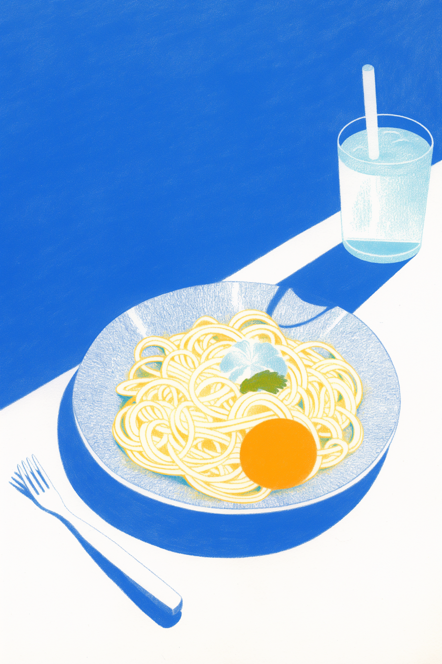 Modern Spaghetti Illustration