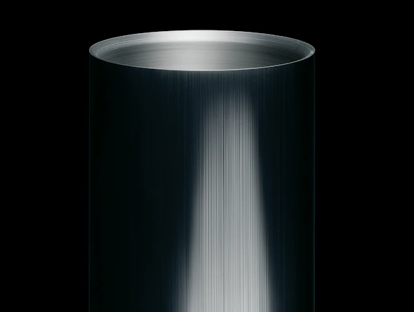 Polished Metallic Cylinder