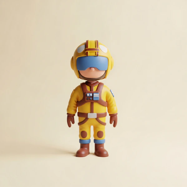 Futuristic Pilot Character