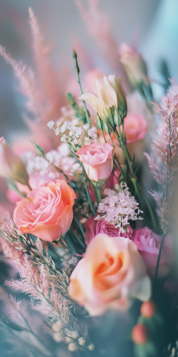 Vibrant Bouquet of Roses
