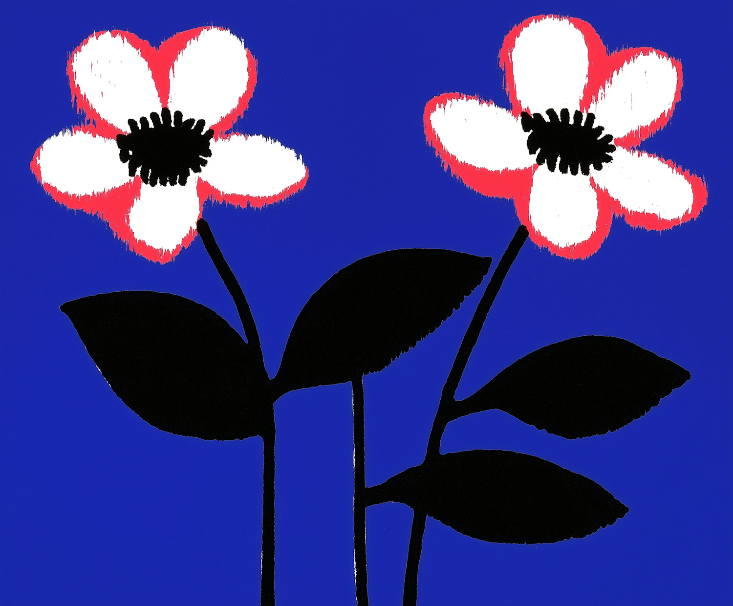 Stylized Pop-Art Flowers