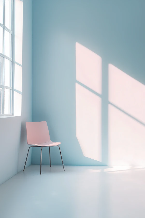 Minimalist Pastel Room