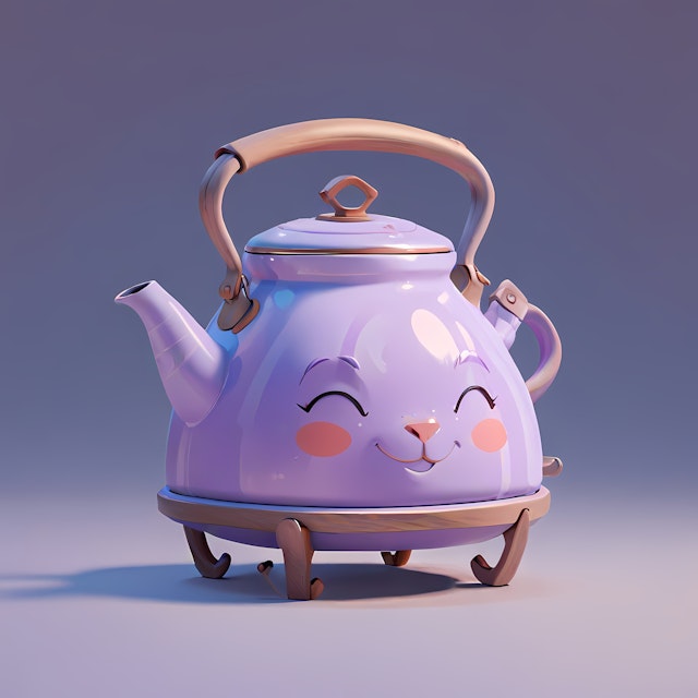 Whimsical Anthropomorphic Teapot