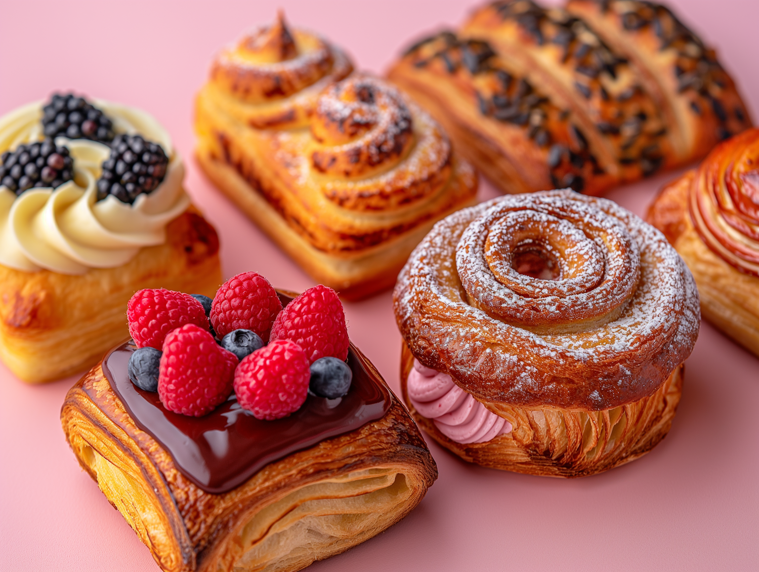 Assortment of High-End Pastries