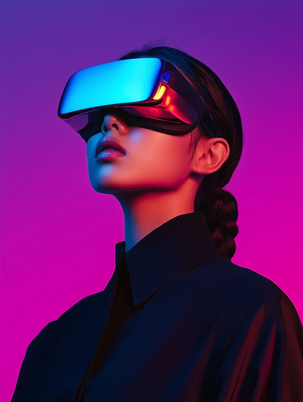 Futuristic VR Portrait