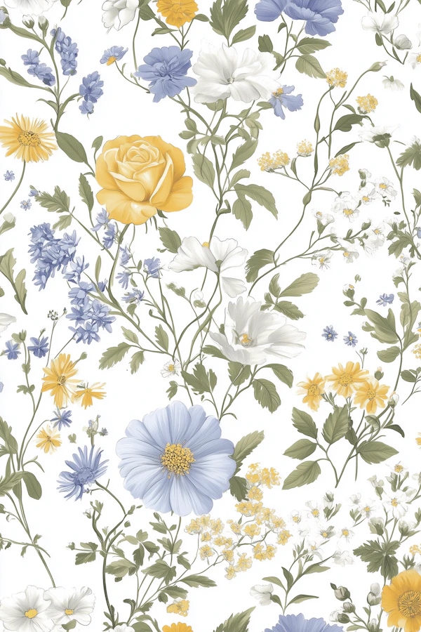 Flourishing Garden Illustration