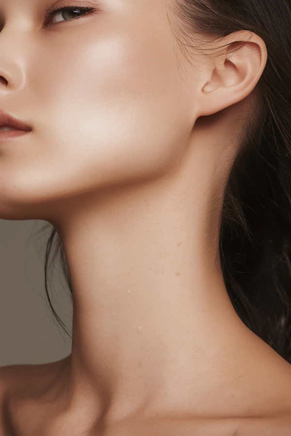 Elegant Facial Close-Up