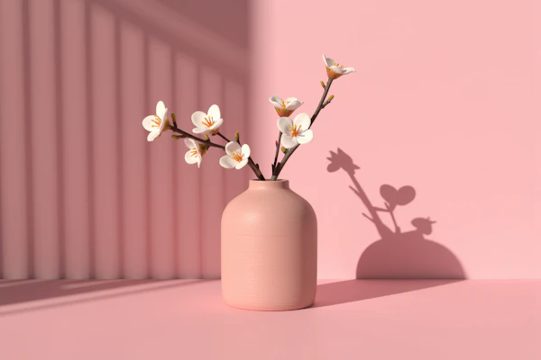 Minimalist Pink Vase