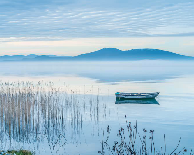 Serene Lake Scene