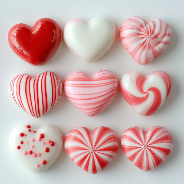 Heart-Shaped Candies