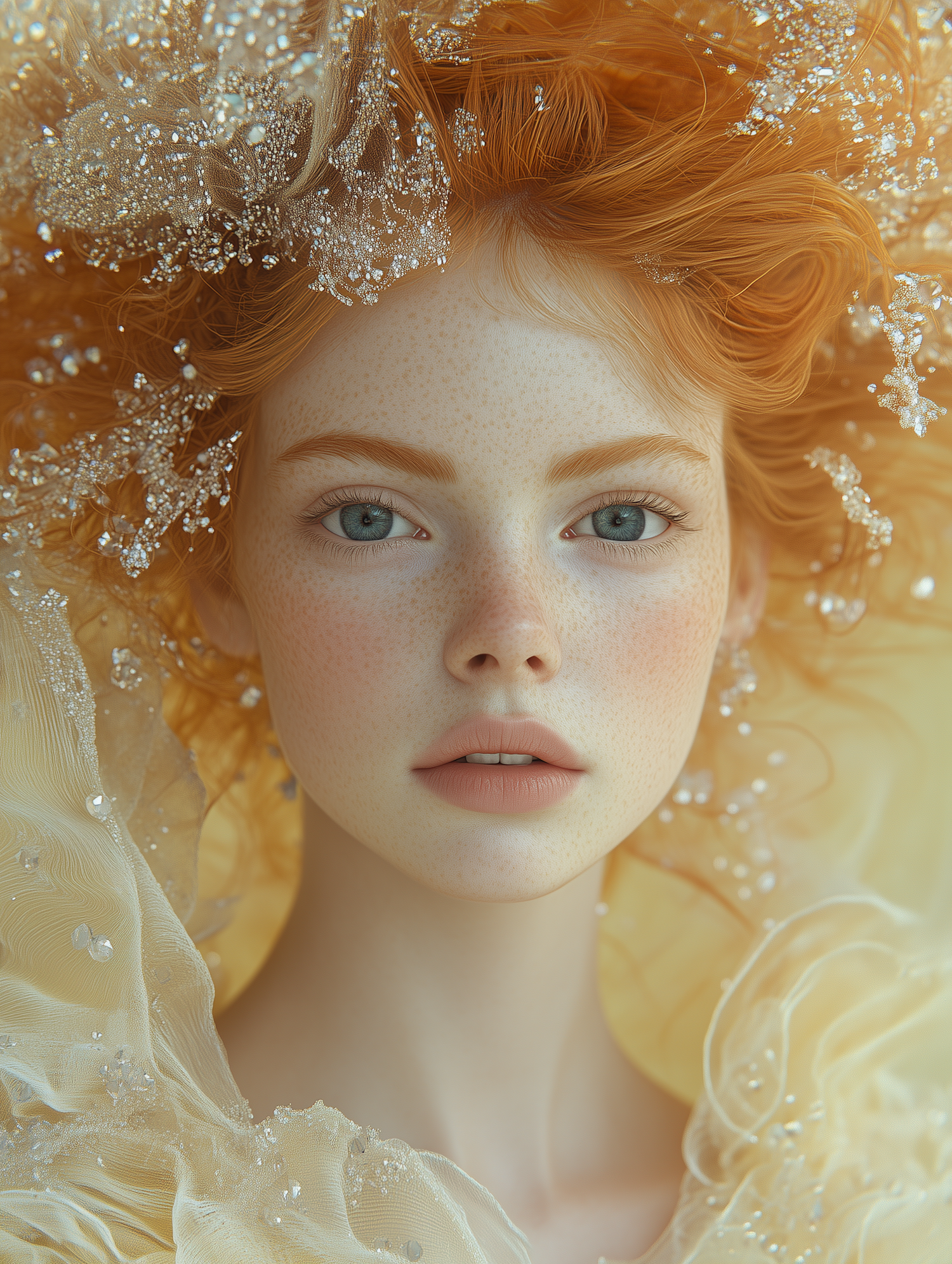 Ethereal Portrait of a Young Woman