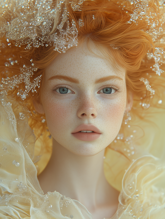 Ethereal Portrait of a Young Woman