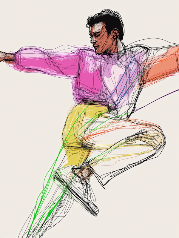 Dynamic Motion Illustration