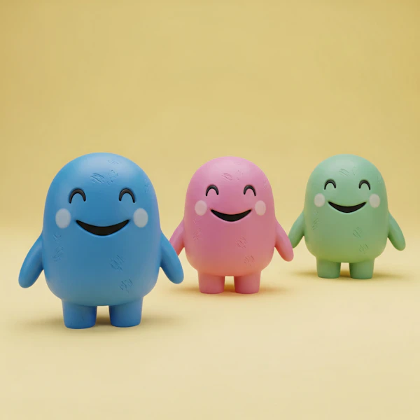 Colorful Toy Figures