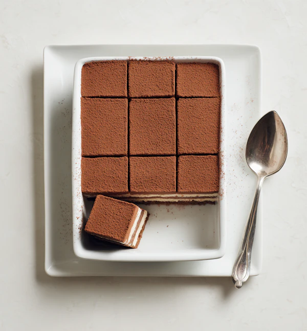 Tiramisu Dessert Square