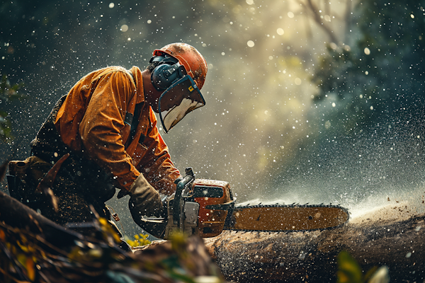 Lumberjack in Action