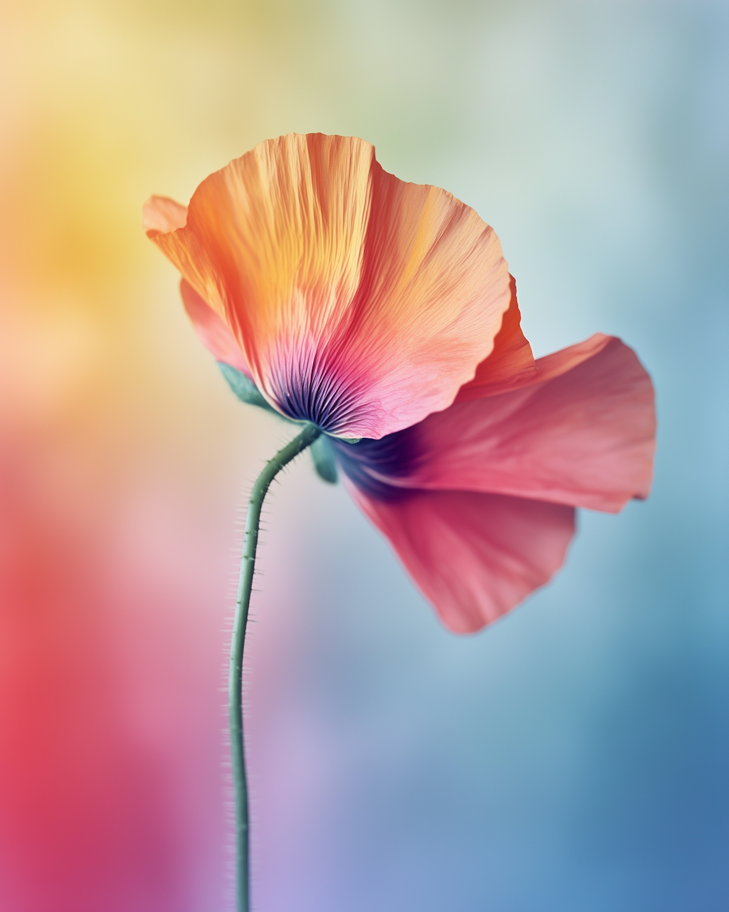 Delicate Multicolored Flower