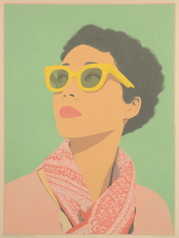 Stylized Woman Portrait