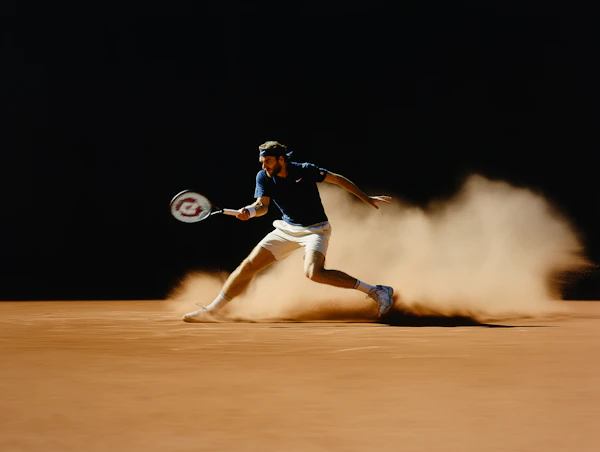 Tennis Action Shot