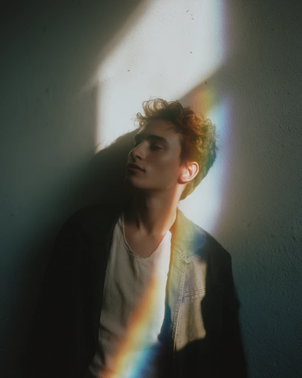 Rainbow Refraction Portrait