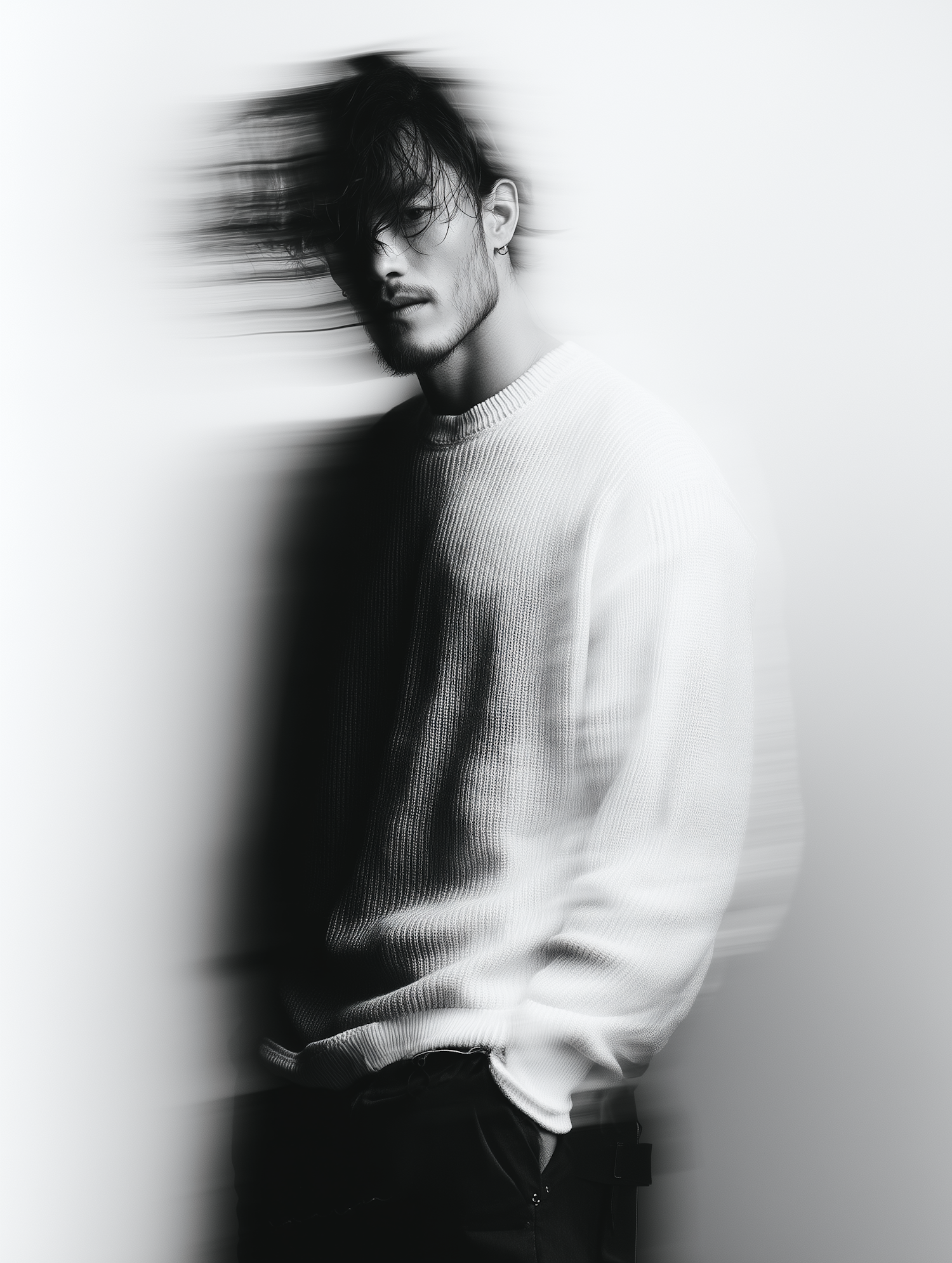 Artistic Motion Blur Portrait