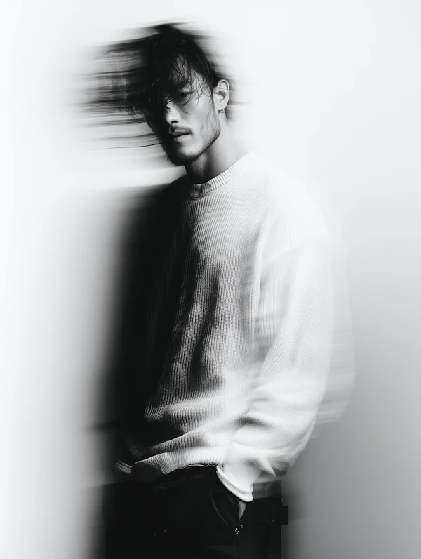 Artistic Motion Blur Portrait