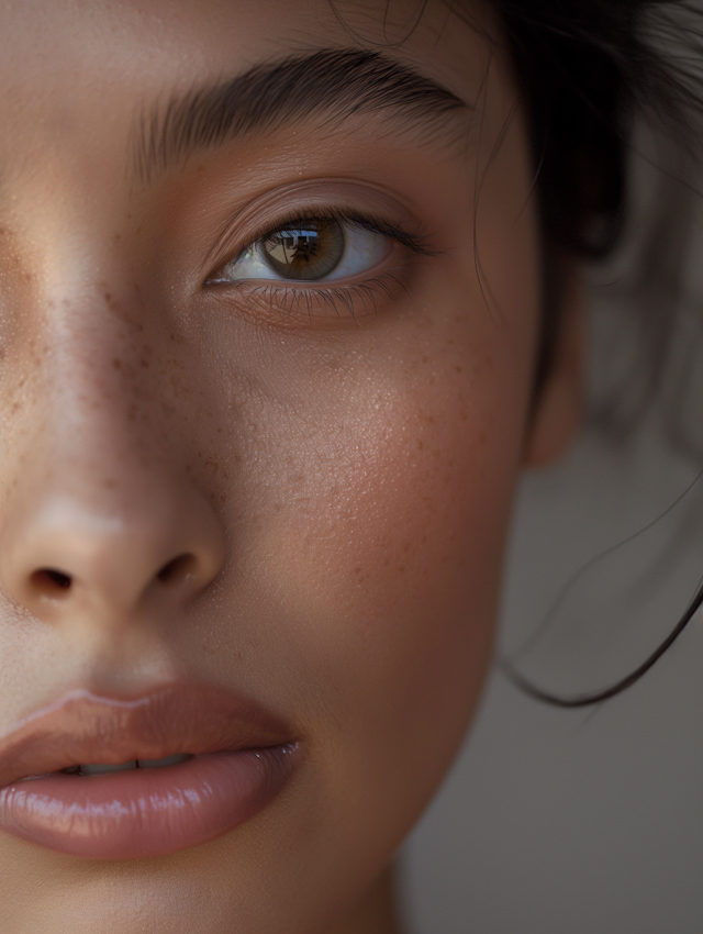 Close-up Portrait of Natural Beauty