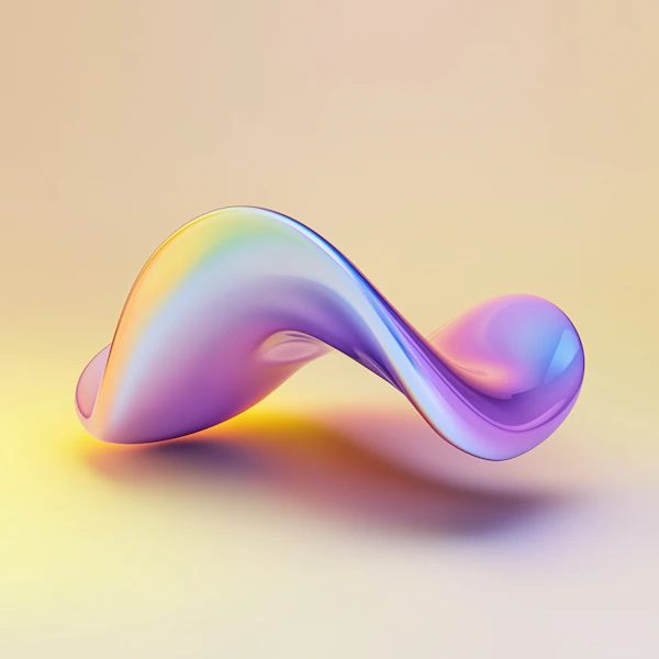 Abstract 3D Wave Form
