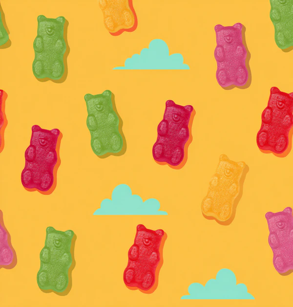 Colorful Gummy Bears