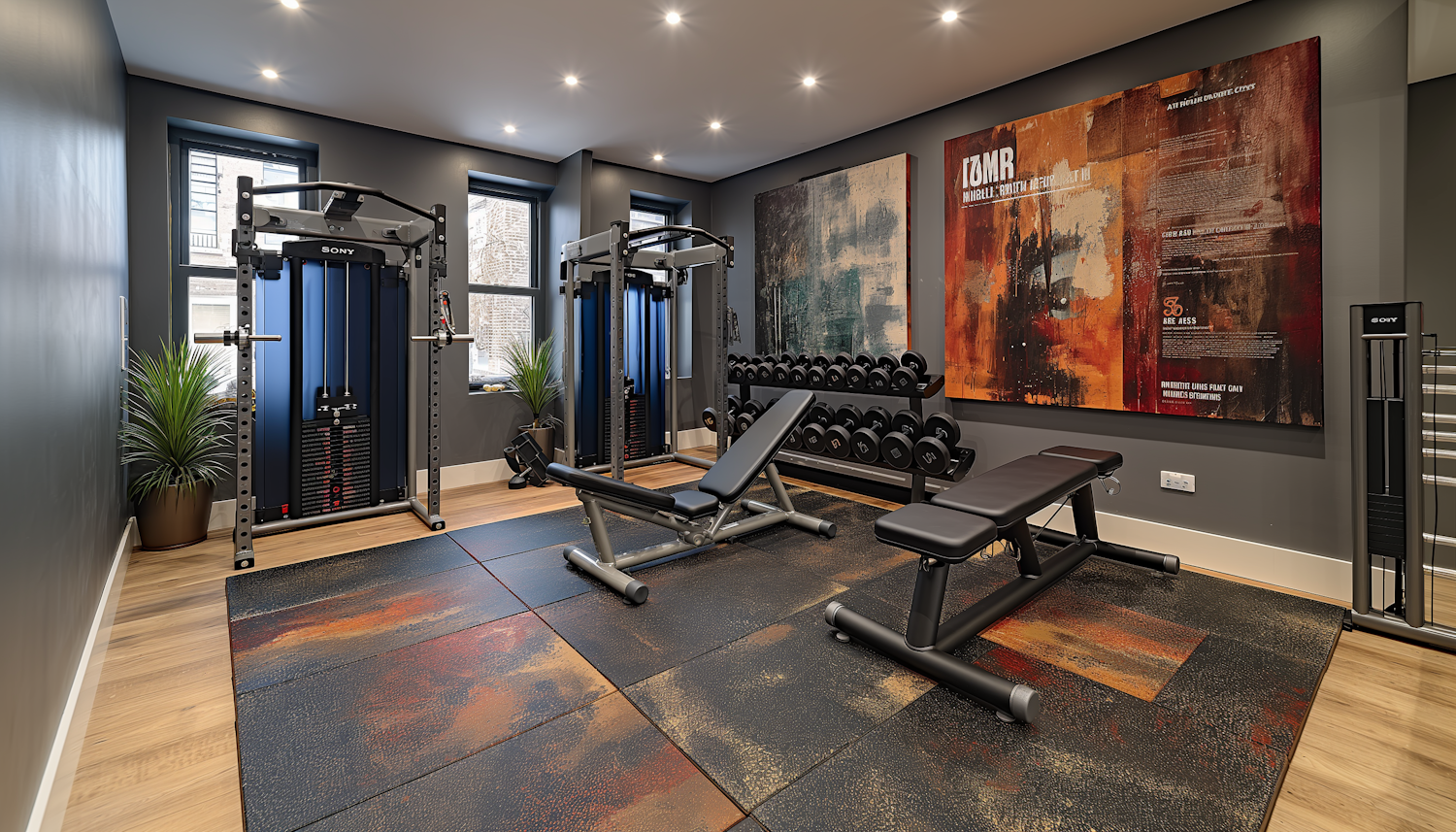 Modern Home Gym Interior