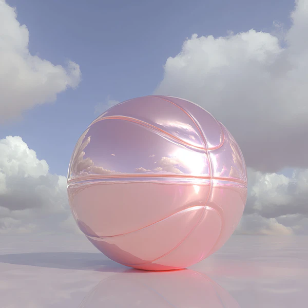 Glossy Pink Sphere