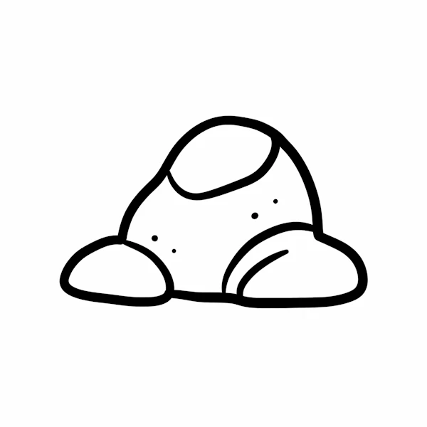 Minimalist Rock Drawing