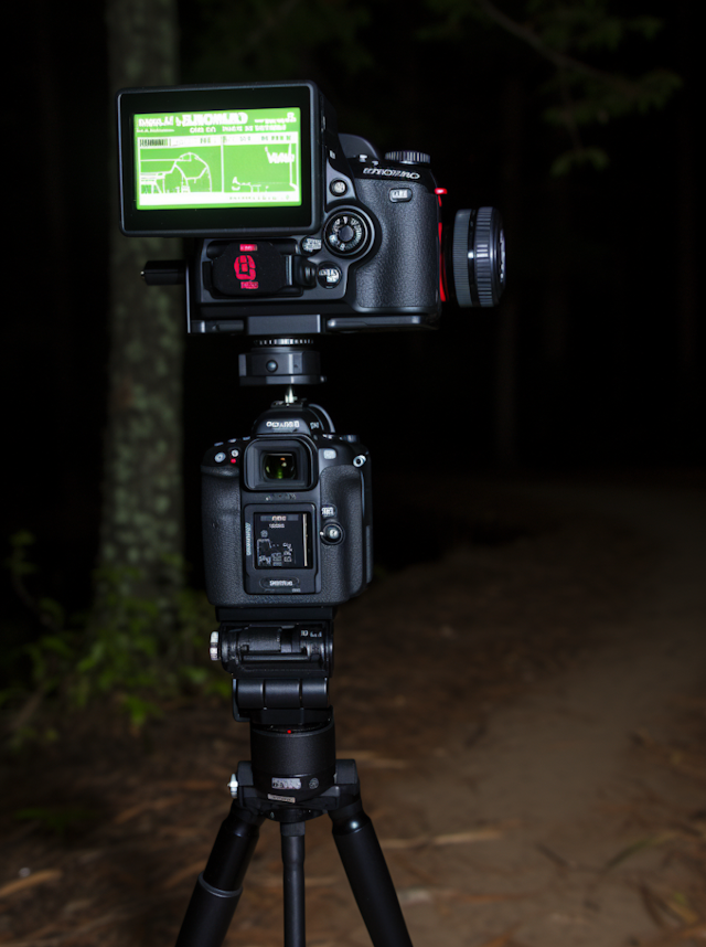 Nighttime DSLR Photography Setup