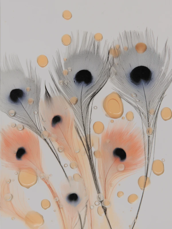 Artistic Peacock Feathers
