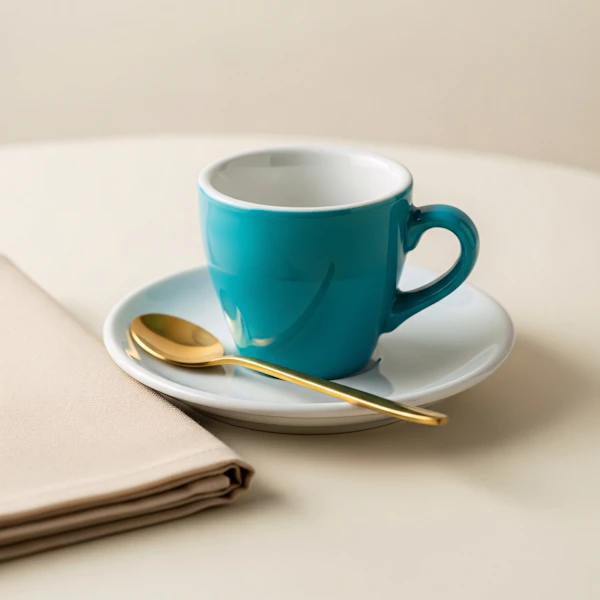 Turquoise Coffee Cup