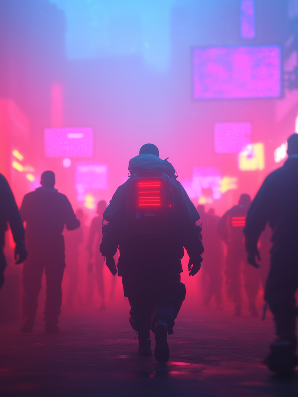 Futuristic Neon Scene