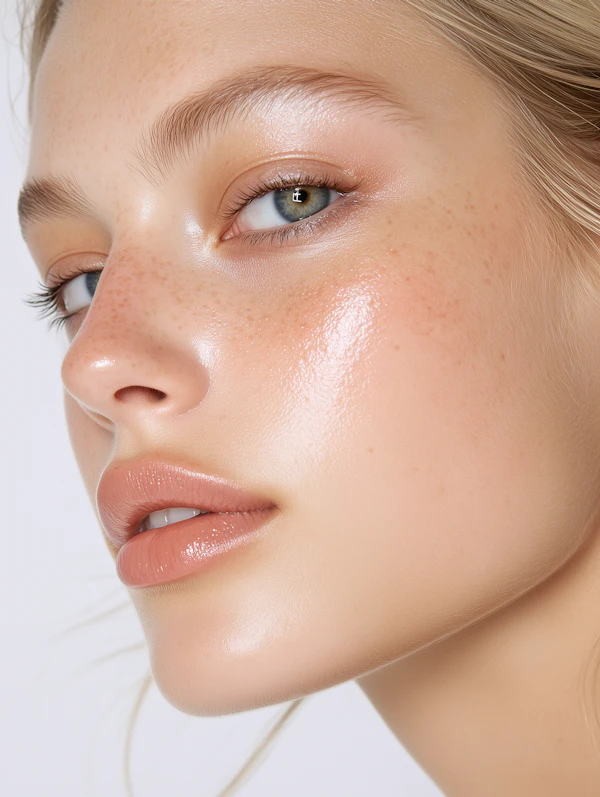 Radiant Woman Close-Up