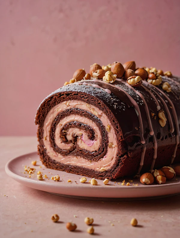 Decadent Swiss Roll Cake