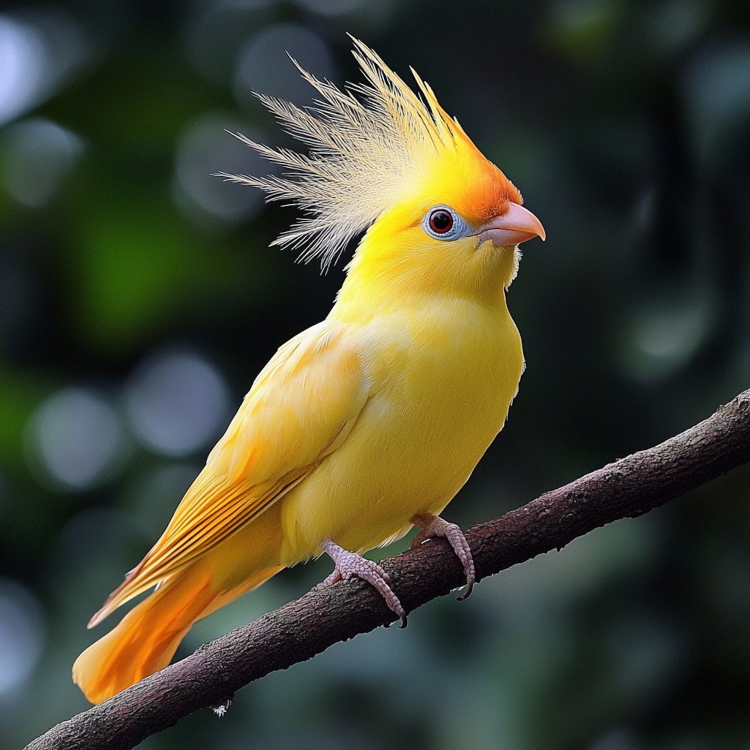 Vibrant Bird on Branch