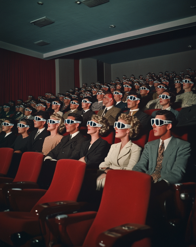 3D Cinema Audience