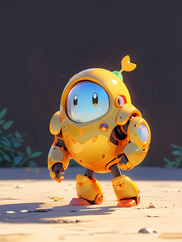 Adorable Yellow Robot