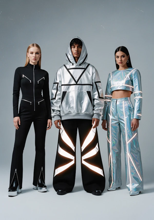 Futuristic Fashion Trio