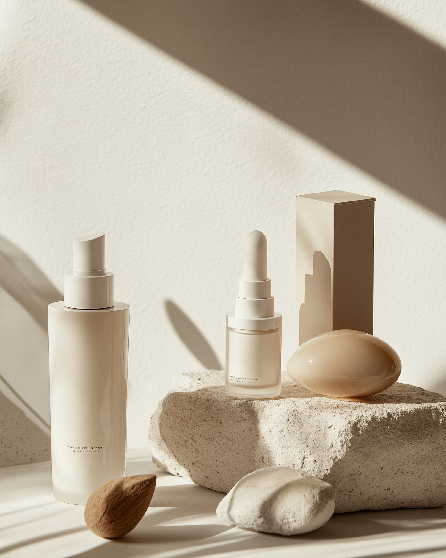 Minimalist Skincare Arrangement