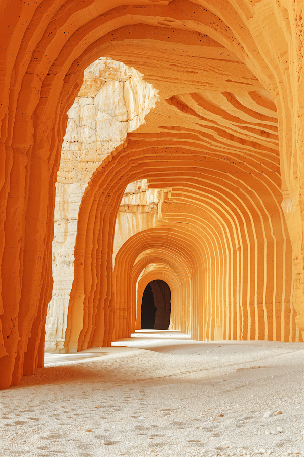 Arched Sandstone Passageways