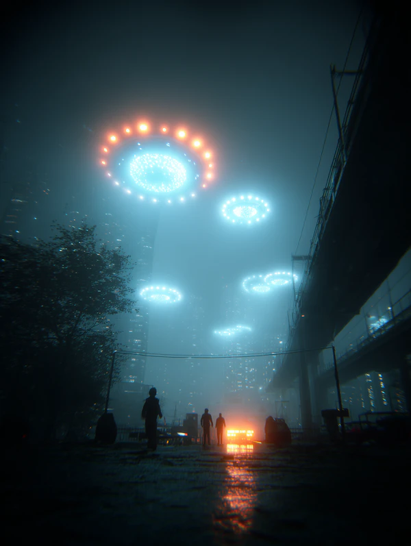 Futuristic Urban Night
