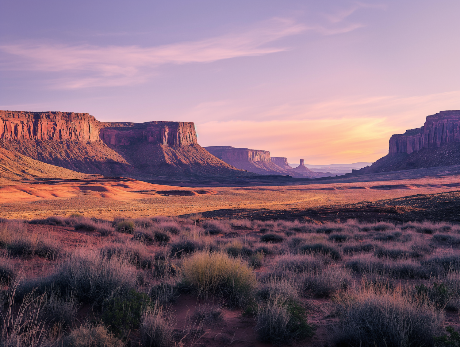 Serene Desert Landscape