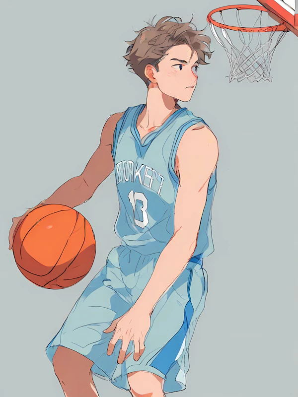 Basketball Player Art