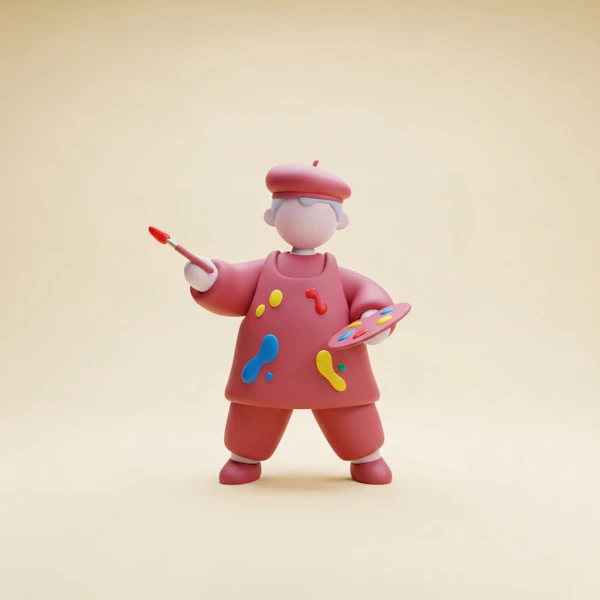 3D Artist Illustration