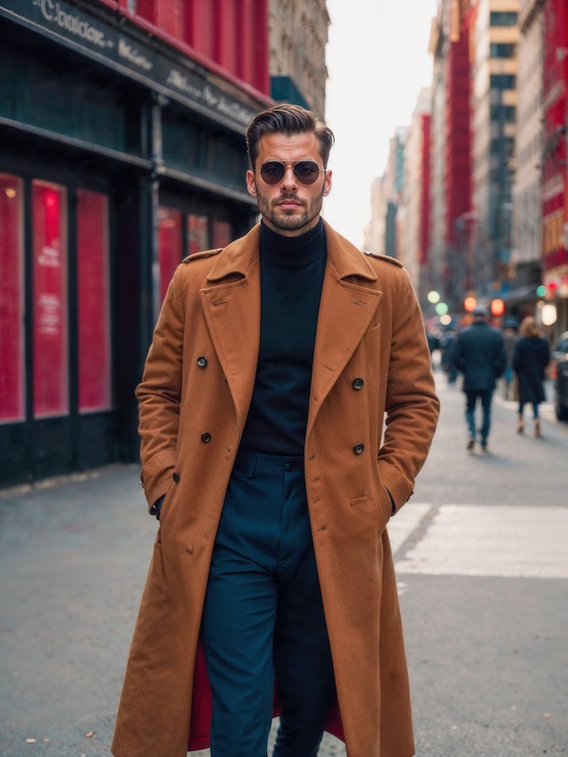 Stylish Man in Urban Setting